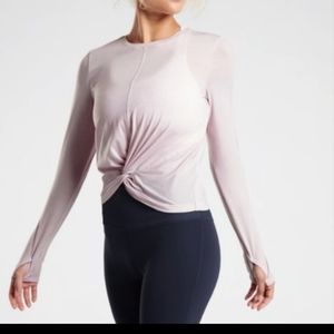 Athleta Essence‎ Twist Long Sleeve Top